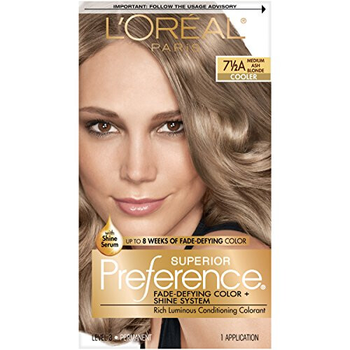 L'Oreal Paris Superior Preference Fade-Defying + Shine Μόνιμο Χρώμα Μαλλιών, 7.5A Μεσαίο Ξανθό