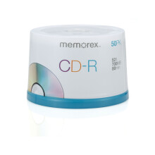 Memorex 700 MB/80 minuti 52x dati CD-R confezione da 50 pezzi con mandrino