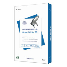 Hammermill Druckerpapier, Great White, 30 % Recyclingpapier, 11 x 17-1 Ries (500 Blatt)     92 Bright, hergestellt in den USA, 086750