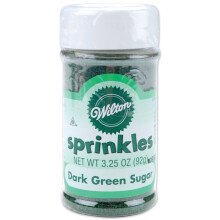 Wilton Ciemnozielone Sugars Spinkles w jednym rozmiarze