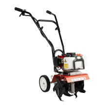 1700W 52CC Garden Tiller with 4 Blades, Adjustable Wheels for Deep Cultivation (1.18-4.72in)