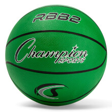 Champion Sports Gummi Junior Basketball Heavy Duty - Pro -Style Premium -Basketballausrstung Indoor Outdoor - Sportunterricht (Gre 5 Grn)