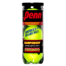 Penn Championship Tennis Balls - Extra Duty Selt Pressurized - 3 bolas (pacote de 4)