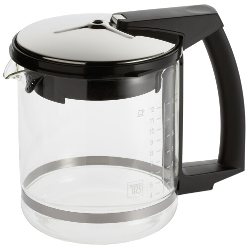 Krups Krups F 046 42 Γυάλινη Καράφα για Μηχανές Espresso/Coffee Μαύρη