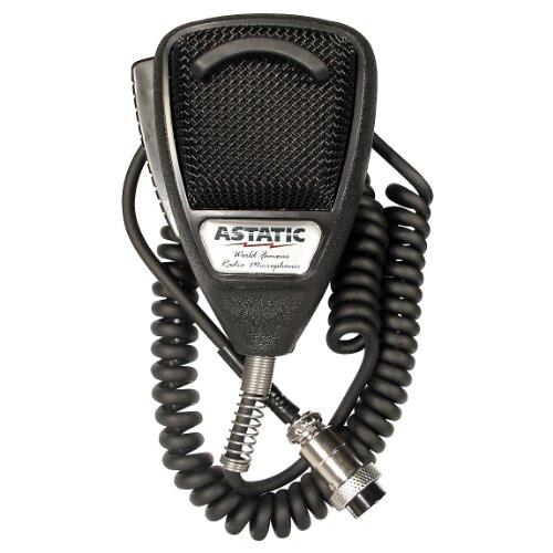 ASTATIC 302-10001 4-pin st?jreducerende mikrofon (sort) 1