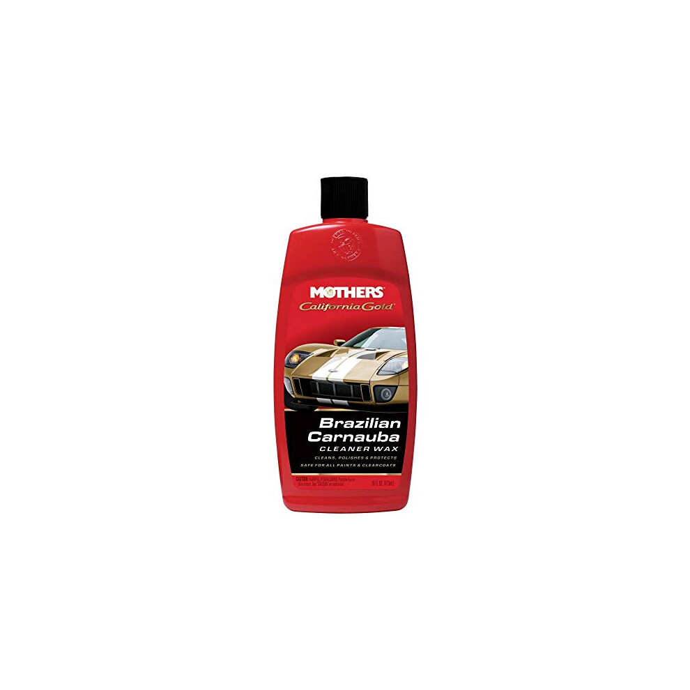 Mothers 05701 California Gold Brazilian Carnauba Cleaner Liquid Wax - 16 oz.