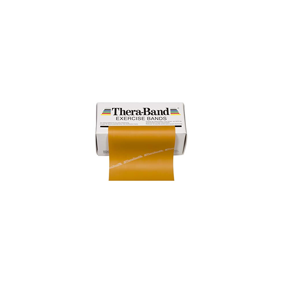 Theraband Resistance Bands 6 Yard Roll Professional Latex Elastic Band For Upper Body Lower Body & Core Exercise Physical Therapy Pilates At-Hom