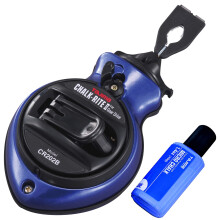 Tajima Chalk Line - Chalk -Rite II Kridtboks med ultratynd 0,5 mm snaplinie og fem gear hurtig hentning - CR202B -P