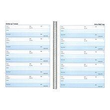 Sprachmail Drahtgebundenes Logbuch, 500 Sätze/Buch [Set von 2]