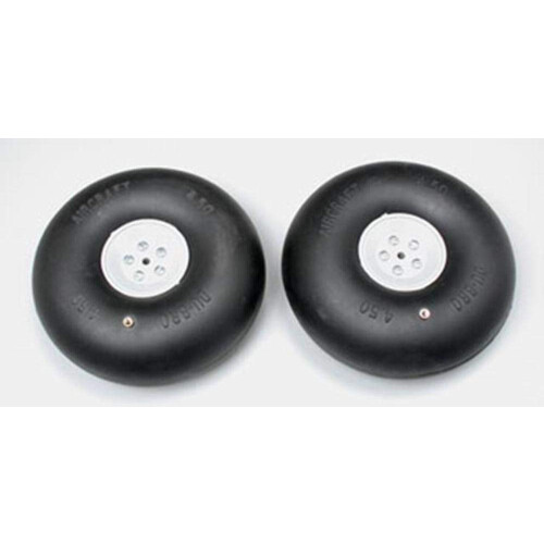 Du-Bro 450RV 4-1/2"" diameter groot wiel (2-pack)
