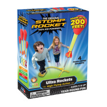 Lancio di razzi Rocket Ultra per bambini 4 Rockets - Gift giocattoli per bambini cortile e all'aperto divertimento per ragazzi e ragazze - set di bla