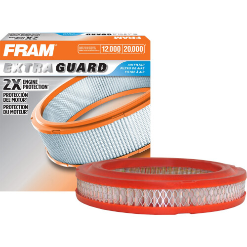 FRAM Extra Guard Round Plastisol Engine Air Filter Replacement  Easy Install w/Advanced Engine Protection and Optimal Performance  CA6369
