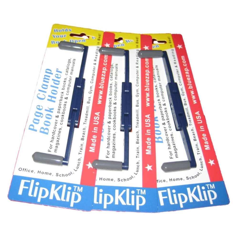 Draagbare Flipklip-Boekpaginahouder Voor Handsfree Lezen In Bed Onderweg Op De Loopband En Hometrainer - Werkt Op Hardcovers, Paperbacks, Tijdschrifte-image