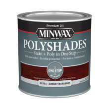 Minwax PolyShades Holzbeize, Polyurethan-Finish     A Pint Bombay Mahagoni, gl  nzend