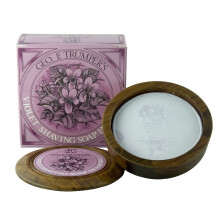 Geo F. Trumper Violet kemny borotvaszappan fatlban