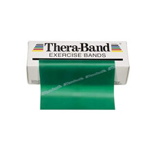 Fasce di resistenza TheraBand, rotolo da 6 iarde, fascia elastica in lattice professionale per esercizi di base della parte superiore e inferiore