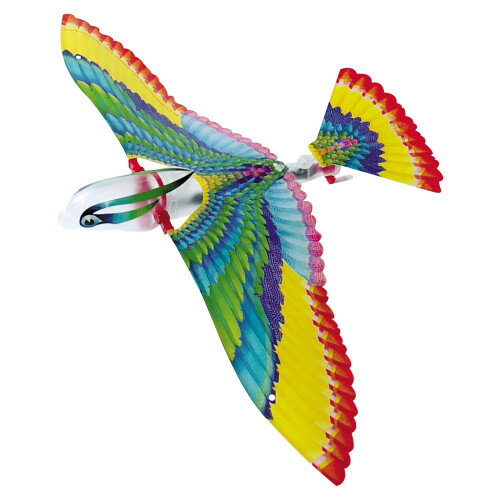 Jouet volant mécanique Tim Bird Schylling, vert 20 cm (Pack de 1)