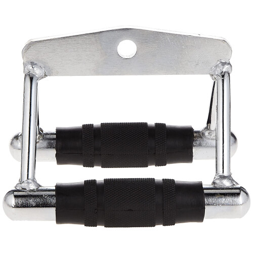 CAP Barbell Deluxe Double D Handle with Rubber Handgrips 1