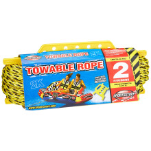 SportsStuff 4K Towable Rope with Rope Caddy  1-4 Rider Tow Rope for Towable Tubes