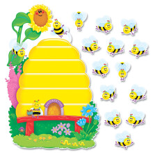 Trend Enterprises Inc. T-8077 Busy Bees Job Chart Plus Bulletin Board Set