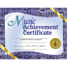 Hayes School PUBLISHINGH-VA536 Hayes Music Achievement Certificate 8,5"""""" x 11"""" 30 kpl pakkaus