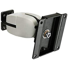 Ergotron - 100-serien enkelt sk?rmarm VESA v?gmontering - til sk?rme op til 38 tommer 0 til 23 lbs - Dobbelt pivot