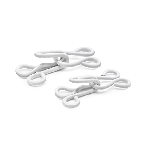 Dritz Haken und   sen, Gr    e 1 und 2, wei  , 20 St  ck 1