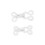 Dritz Haken und   sen, Gr    e 1 und 2, wei  , 20 St  ck 4