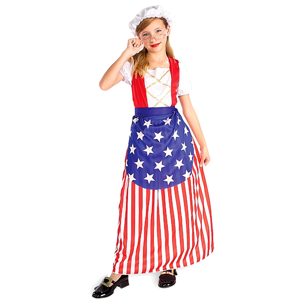 Photos - Fancy Dress Forum Novelties Patriotic Party Betsy Ross Costume Child Medium F58270MNS