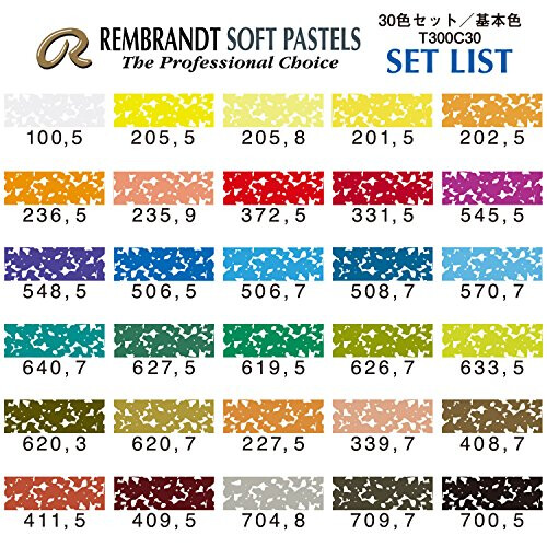Rembrandt Soft Pastel Set  30 Pieces 1