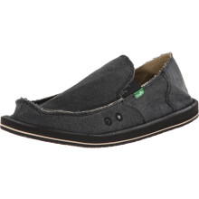 Sanuk Vagabond - Wide Sidewalk Surfer - Miesten puuhiili - 10