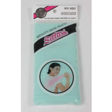 Salux nylon japonais beaut peau de bain lavage de bain / serviette - Green aquamarine