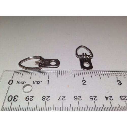 100 Ganchos em D para Strap / Hanger Triângulo com Parafusos