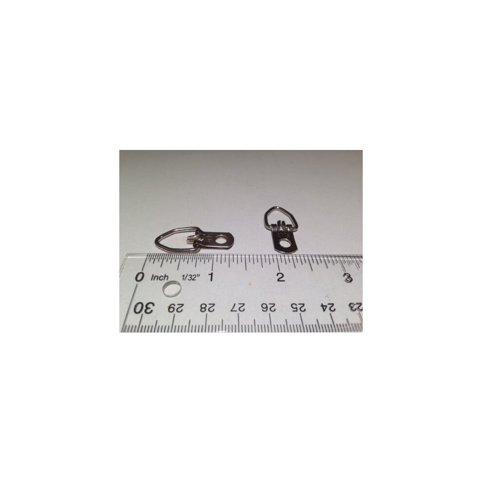 100 Heavy Duty Single Hole D Ring / Triangle Strap Hanger w/ Screws