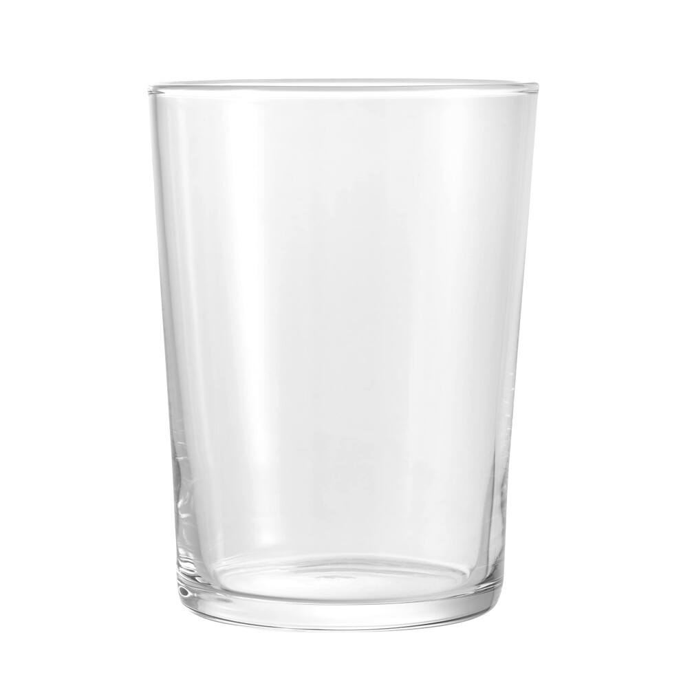 Bormioli Rocco Bodega Collection Glassware - Set Of 12 Maxi 17 Ounce Drinking Glasses For Water Beverages & Cocktails - 17Oz Clear Tempered Glass Tum