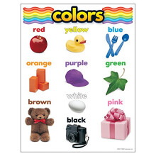 TREND enterprises Inc. Colors Learning Chart 17"""" x 22""""