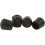 Ponta de Borracha SoftTouch para Pernas (4 Peças), 1", Preta 1