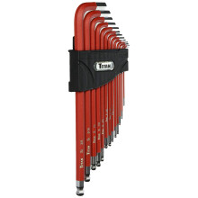 Titan 12713 Extra lange armbaltip SAE inbussleutelset 13-delig