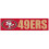 San Francisco 49ers Decal Bumper Sticker 2