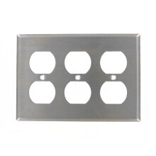 Leviton 84030-40 SS WP 3G DUP STD ST?RRELSE IKKE MAG