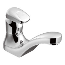 Moen Commercial Chrome M-Press um vadlov bat ria s jednou rukov tou, d vkovacia, 1/2 GPM 8884