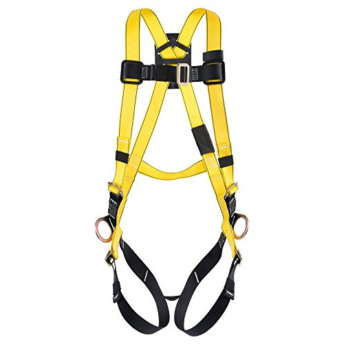 MSA 10096481 Style 3-D Harness Weste, Standardgr      e, Gelb 2