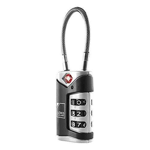 4014648 Lewis N Clark Travel Sentry Cable Lock 2 Pack cern 2