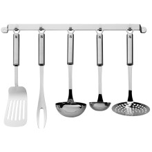 WMF 1871529990 Set van 6 Scheplepels, RVS, Zilver, 41,6 x 35,5 x 9 cm