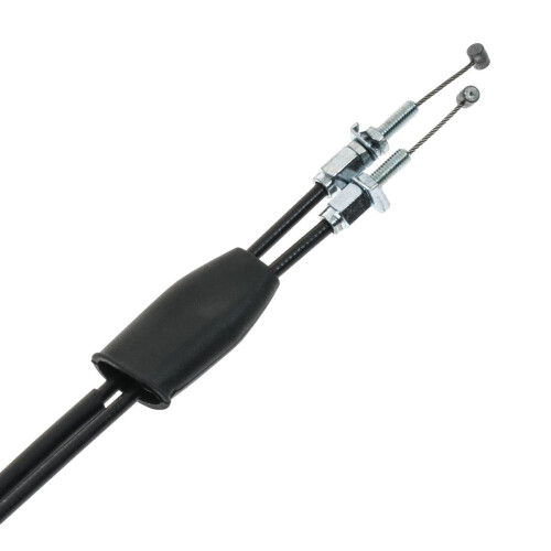 Motion Pro 02-0414 Black Vinyl Throttle Push-Pull Cable Set 2