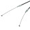 Motion Pro 02-0414 Black Vinyl Throttle Push-Pull Cable Set 2