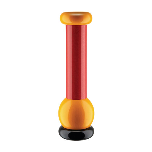 Alessi Alessi | Molinillo de pimienta de madera de dise   o rojo