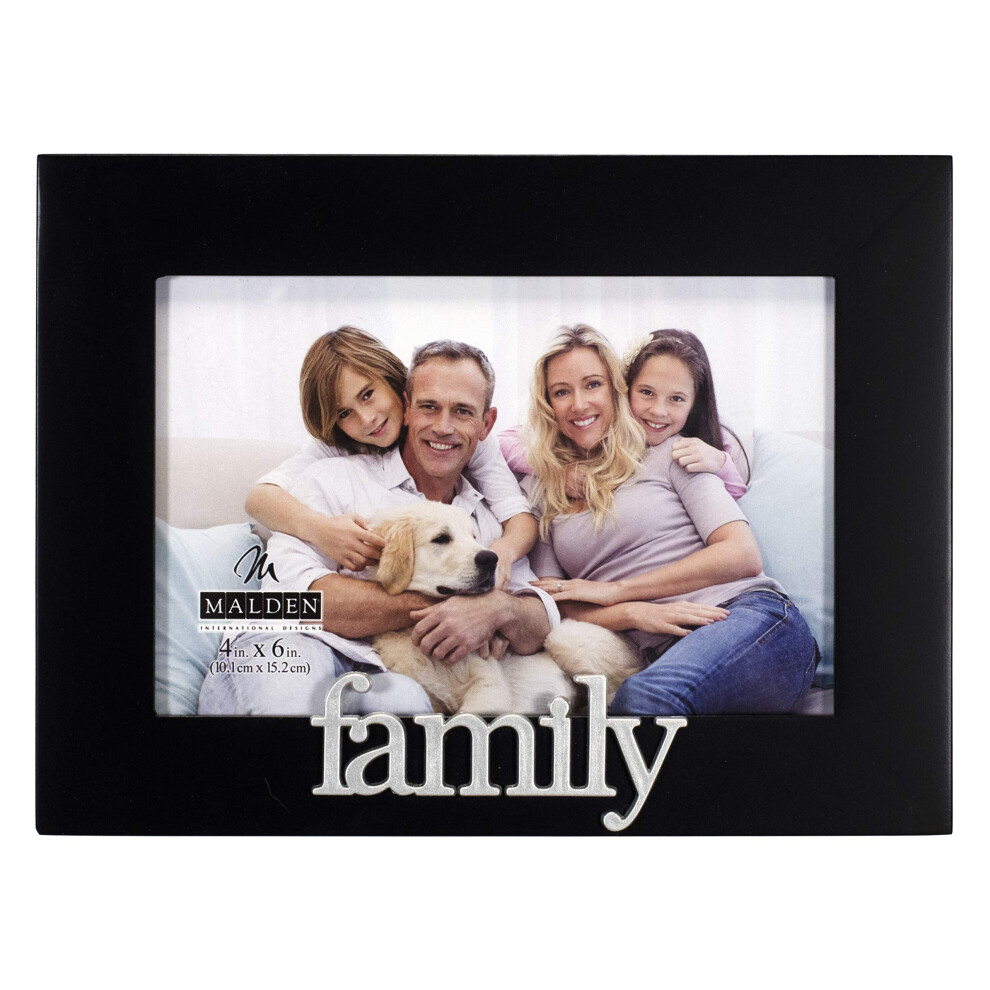 Cadre Photo Malden International Designs Family Expressions 4X6 Noir-image