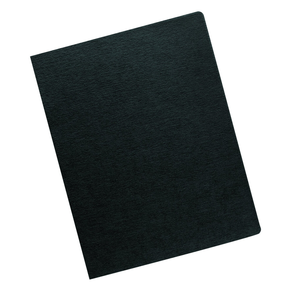 Fellowes Linen Texture Presentation Covers 8 3/4 Inch X 11 1/4 Inch 200 Per Pack Black (52115)