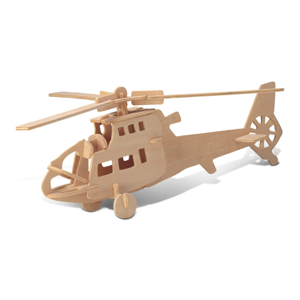 Puzzled Chopper Wooden 3D Puzzle Construction Kit-image-OPC-PDPQX8Q-NEW